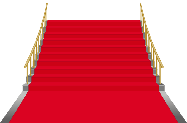 Red carpet PNG transparent image download, size: 600x394px