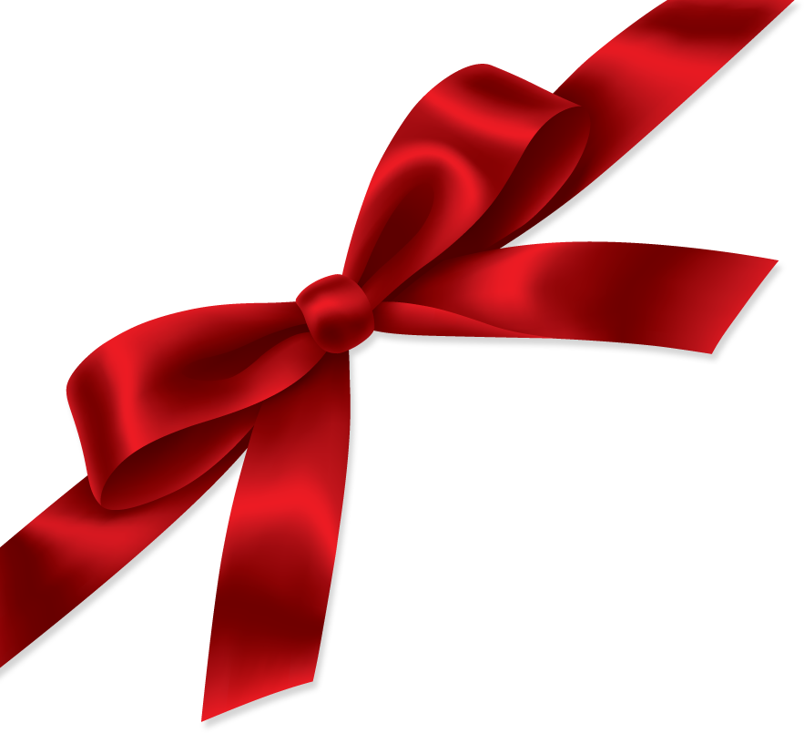 red gift ribbon PNG image transparent image download, size: 883x805px