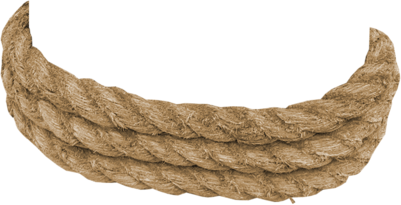 rope PNG transparent image download, size: 401x205px