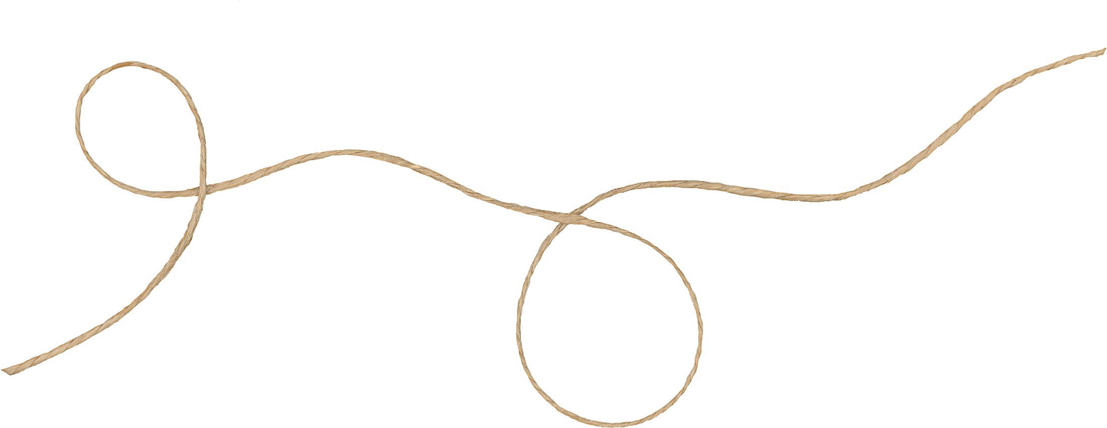 rope PNG transparent image download, size: 2200x850px