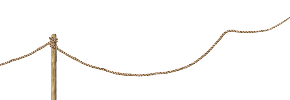 rope PNG transparent image download, size: 1000x345px