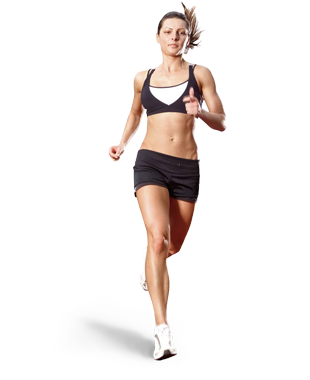 Running girl PNG image transparent image download, size: 310x380px