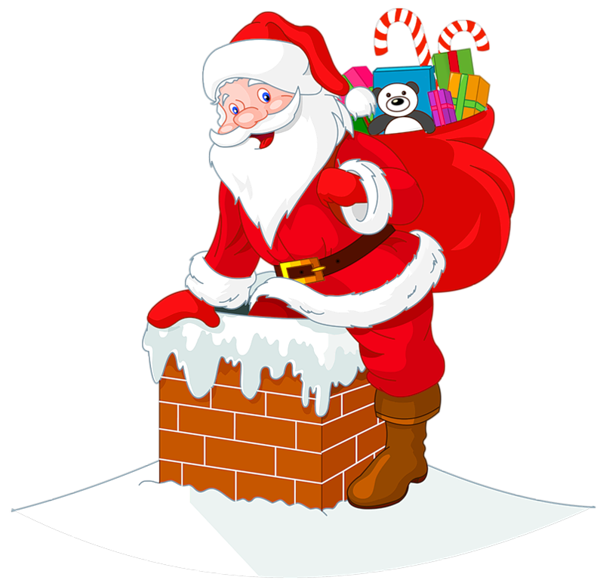 Santa Claus PNG transparent image download, size: 600x586px