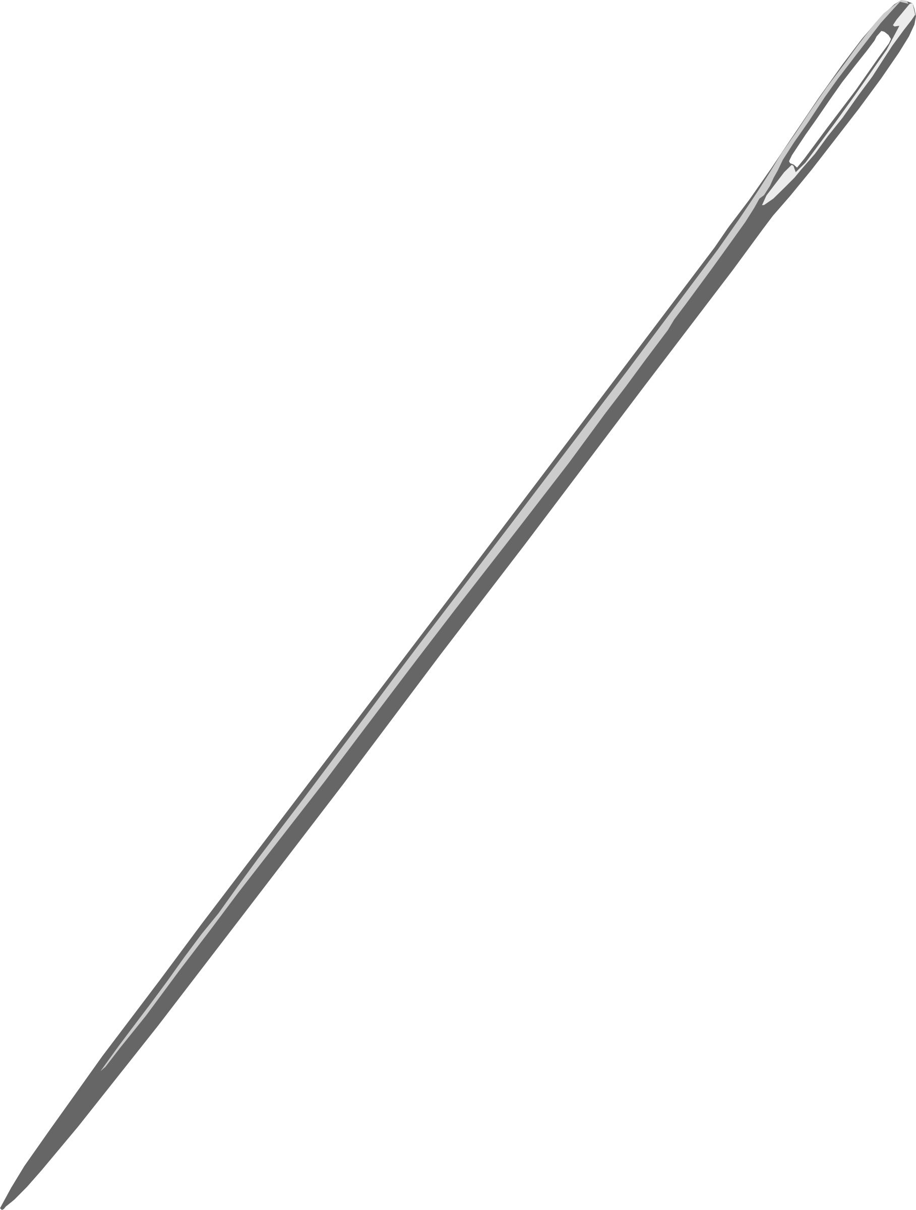 Sewing needle PNG transparent image download, size: 1817x2400px