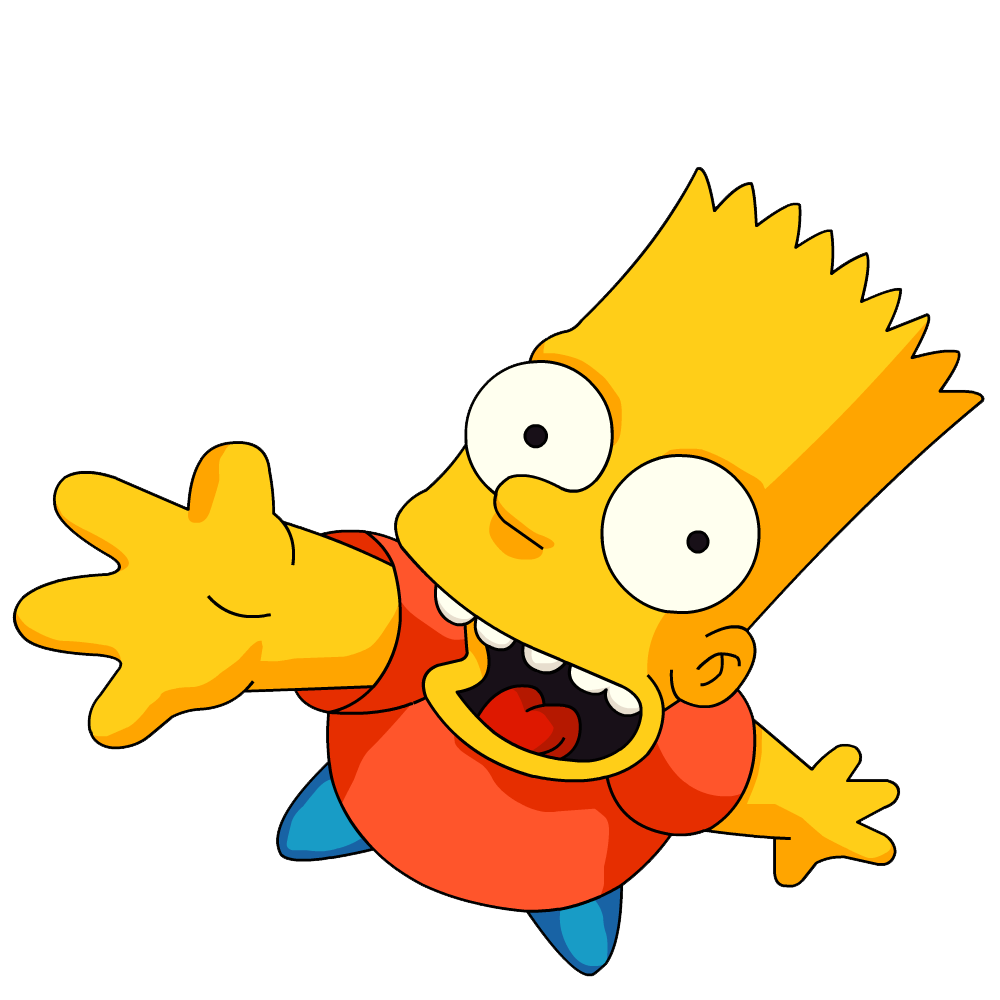 Bart Simpson Png Transparent Image Download Size 1000x1000px