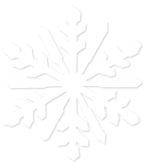 White Snowflakes Clipart, Christmas Clipart, Snowflakes Clip Art