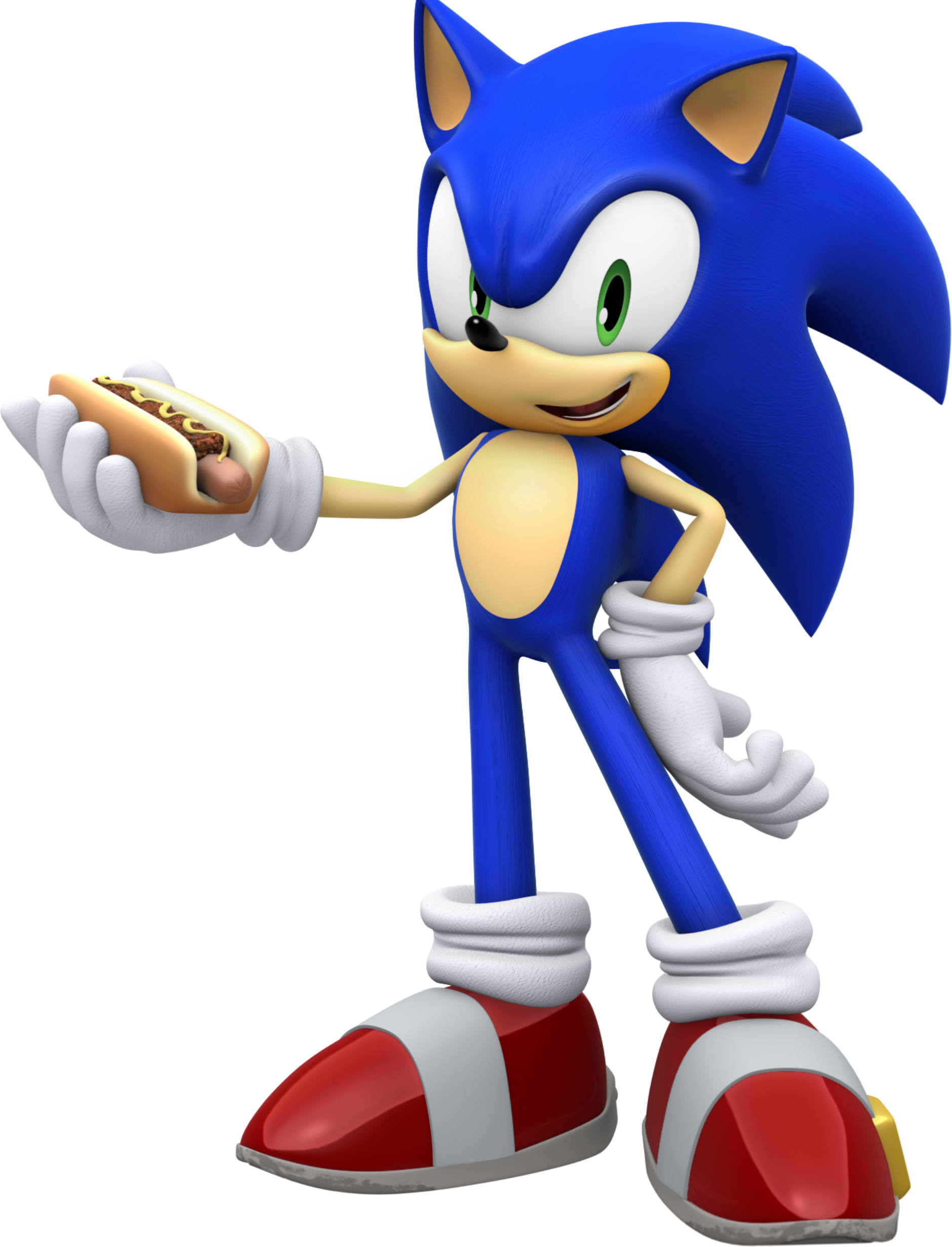 Sonic the Hedgehog transparent image download, size: 1880x2463px