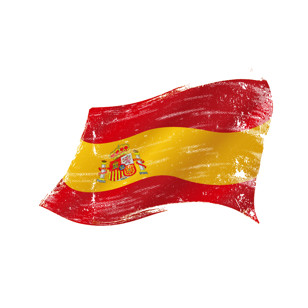 Spain flag PNG transparent image download, size: 1000x1000px