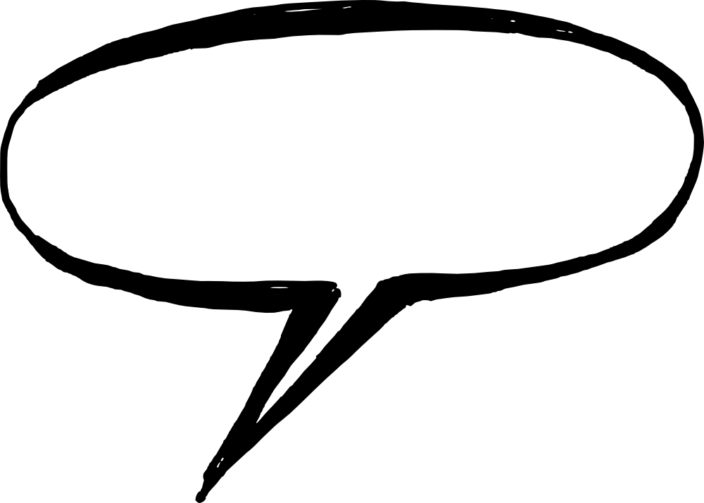 Speech balloon PNG transparent image download, size: 1000x714px