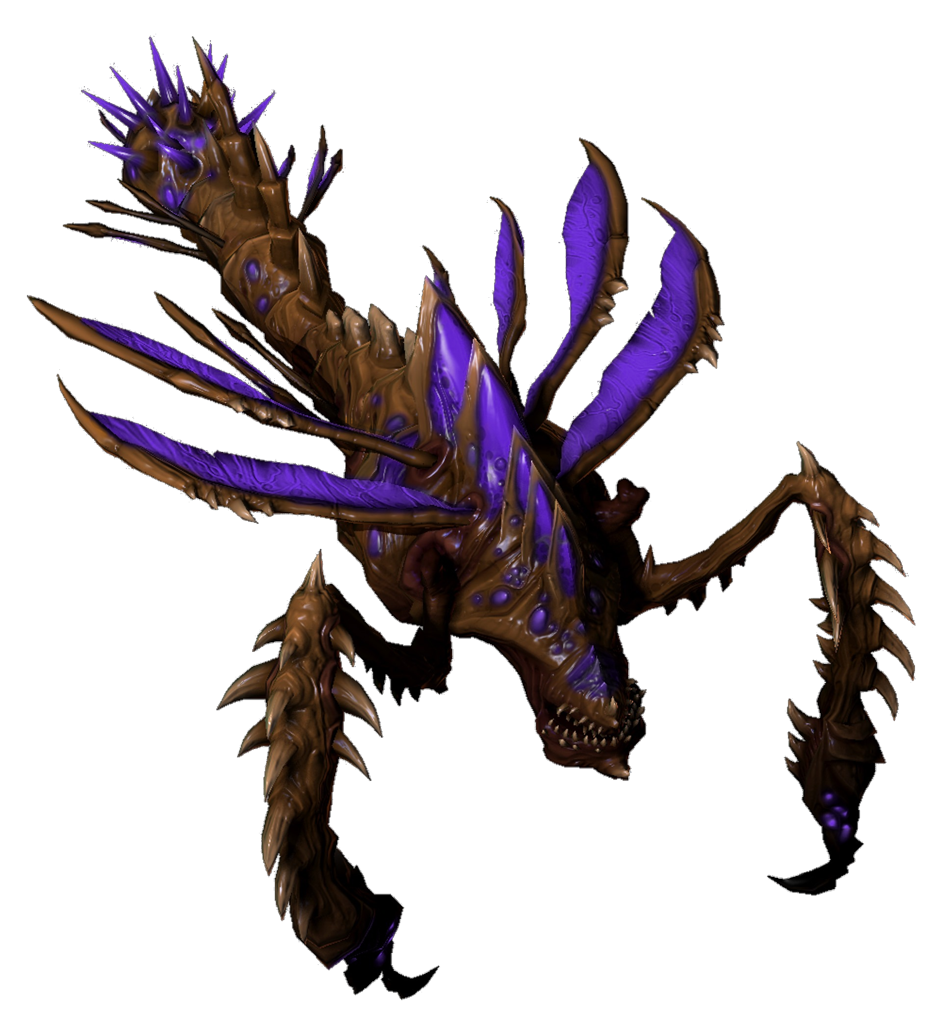Starcraft Zerg Detailed PNG Picture Transparent Background 1920x2112 