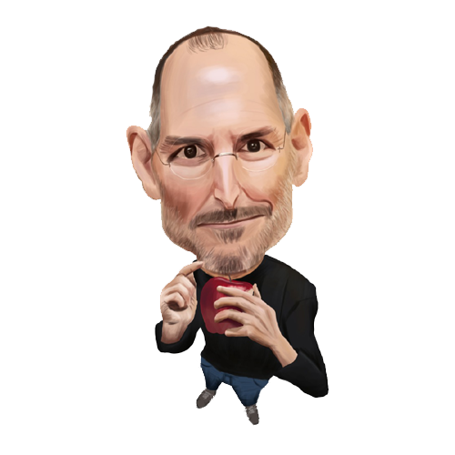 Steve Jobs PNG transparent image download, size: 500x500px