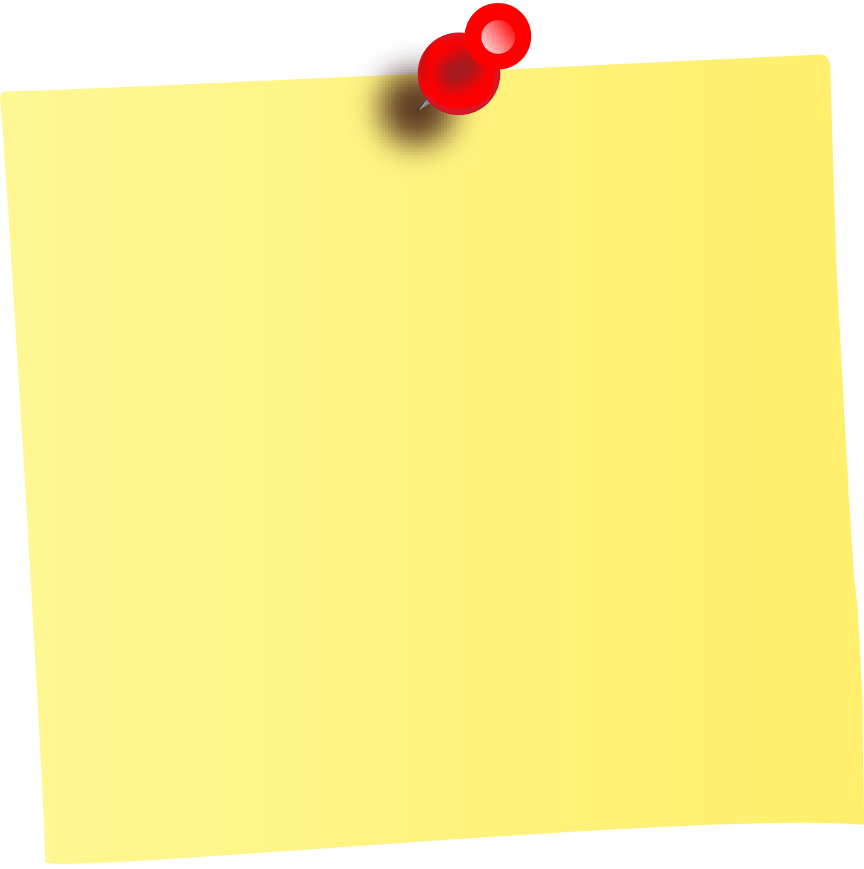 Sticky note PNG transparent image download, size: 1222x1229px