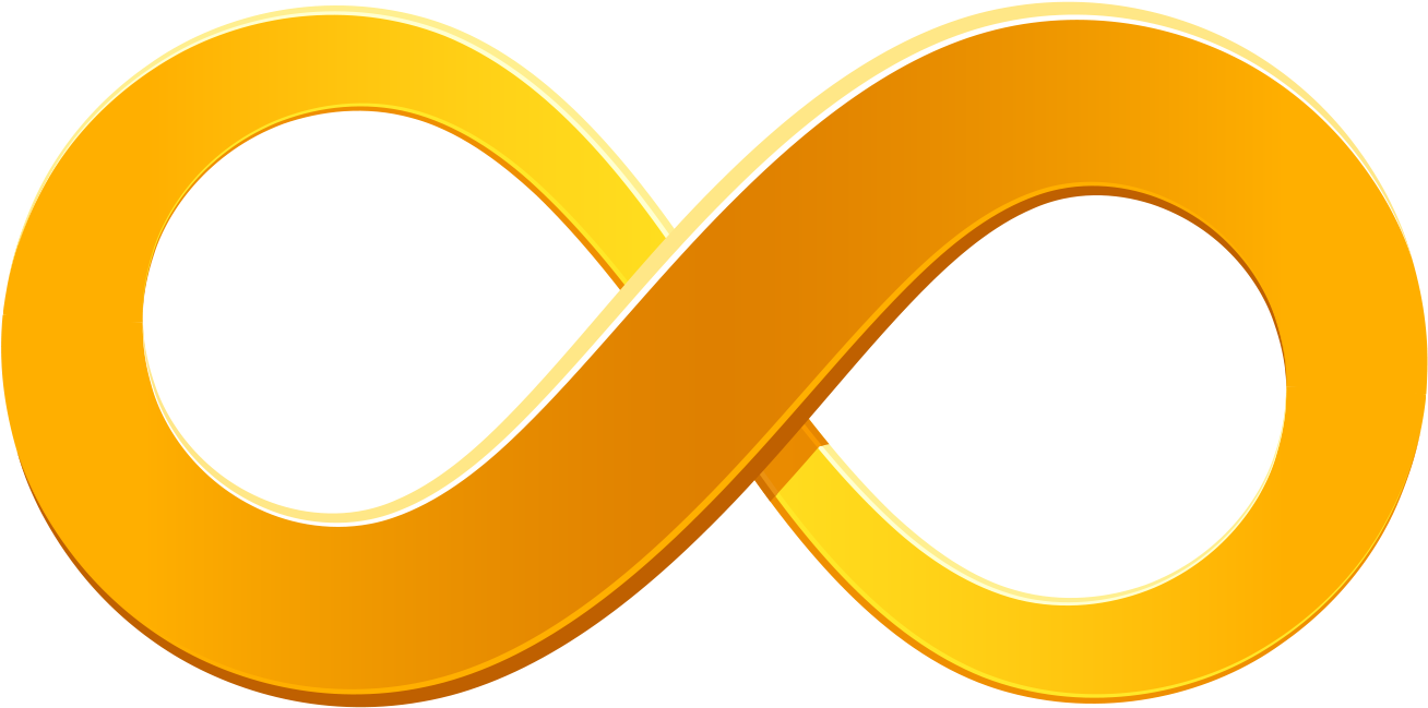 Infinity symbol PNG transparent image download, size: 1308x649px