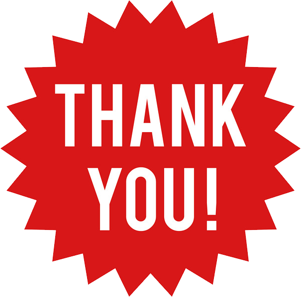 Thank you PNG transparent image download, size: 605x598px