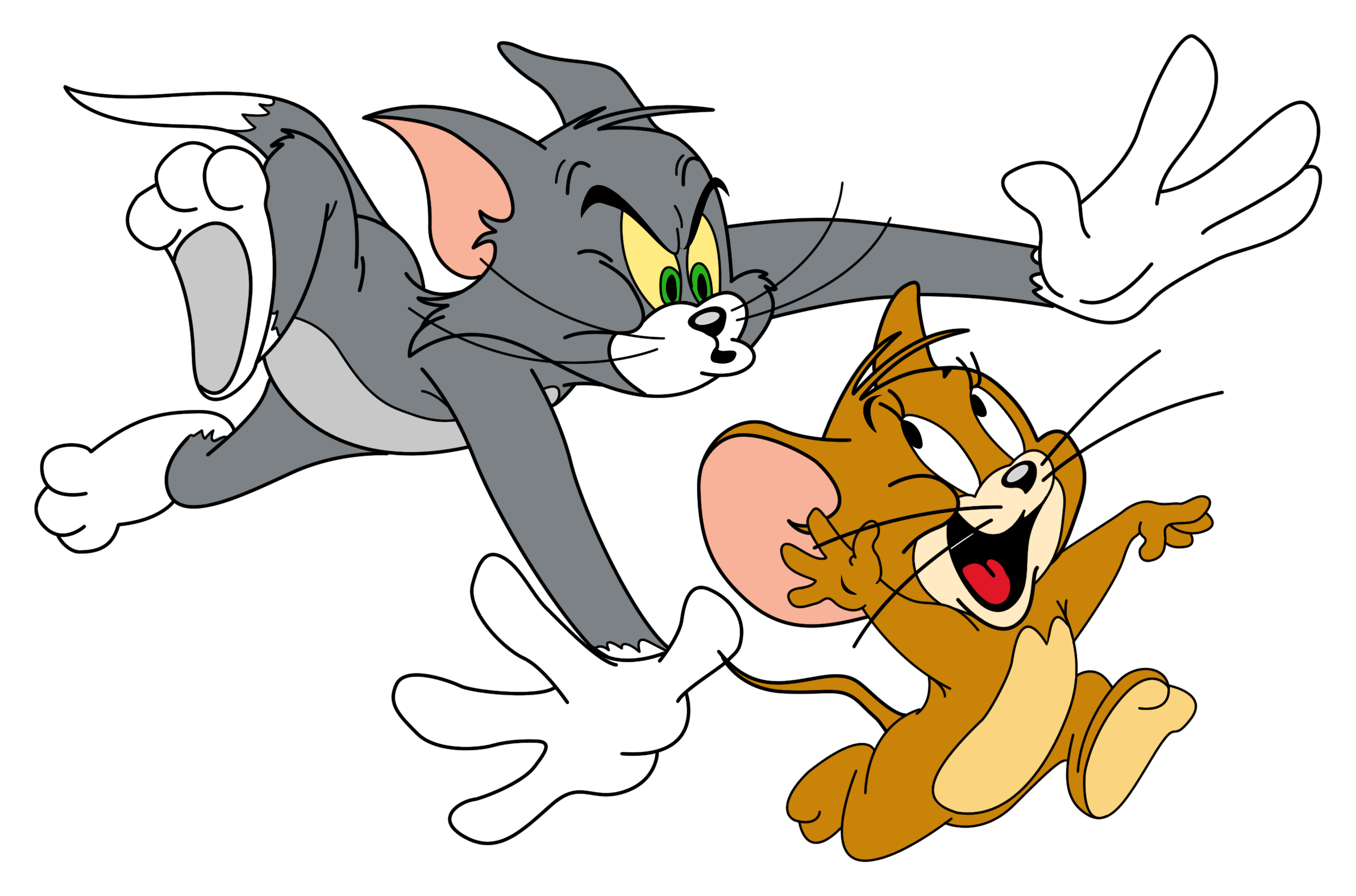 Tom and Jerry PNG transparent image download, size: 2386x1577px