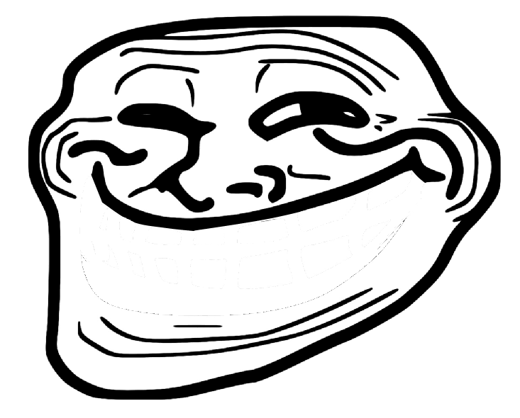 Mouth Closed Troll Face transparent PNG - StickPNG