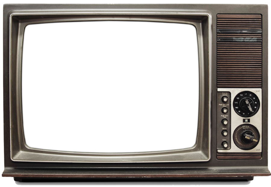 Old TV PNG transparent image download, size: 900x620px