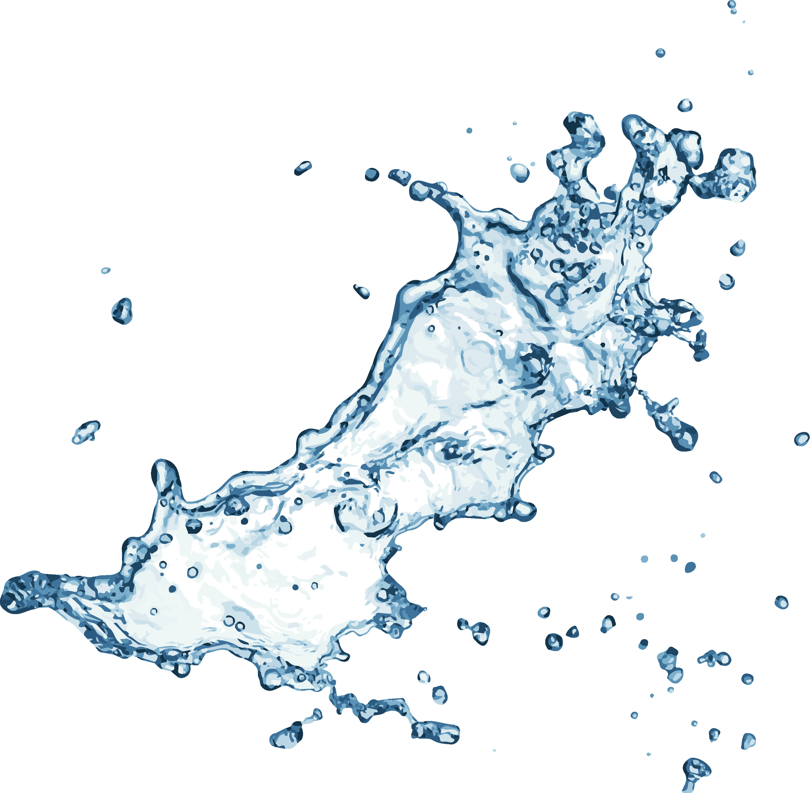 Water PNG transparent image download, size: 3069x3005px