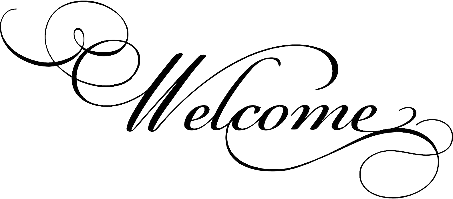 Welcome PNG transparent image download, size: 1584x698px