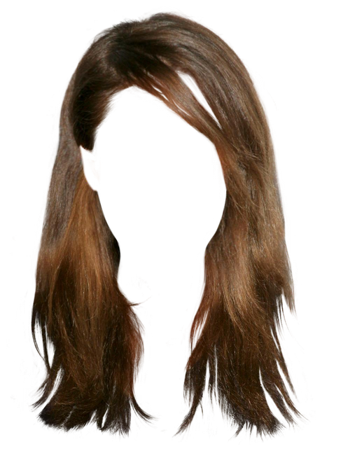 Hair wig PNG transparent image download, size: 500x644px