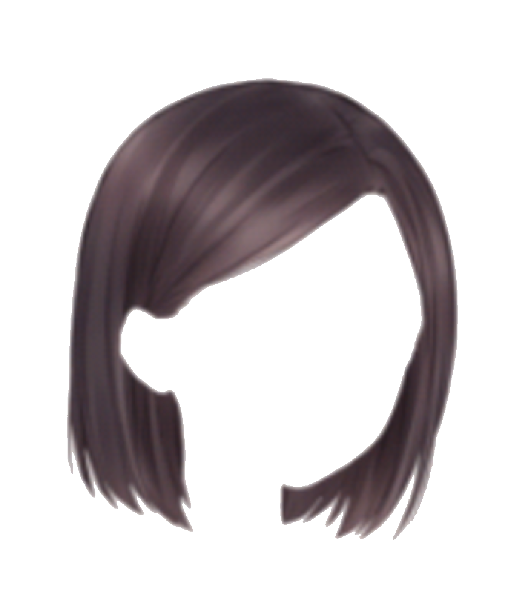 Female Wig Short Hair PNG Images