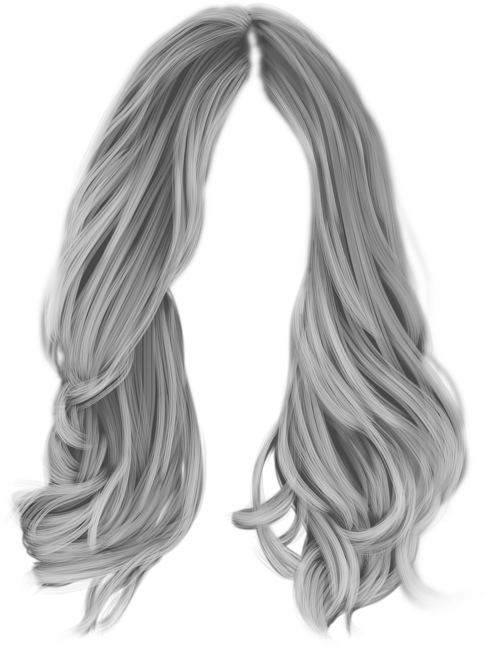 Hair wig PNG transparent image download, size: 2025x2678px