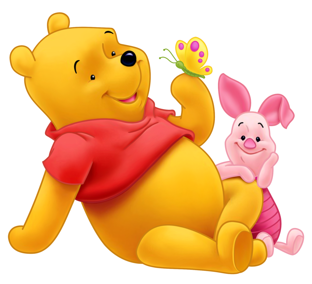Cute Baby Winnie the Pooh Clipart PNG Files DIGITAL DOWNLOAD 