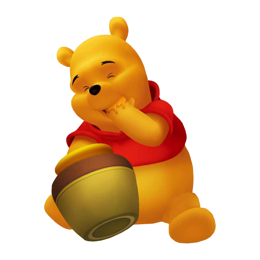 Cute Baby Winnie the Pooh Clipart PNG Files DIGITAL DOWNLOAD 
