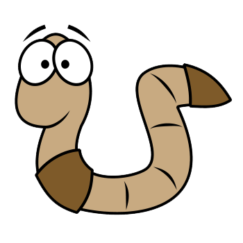 earthworm worm PNG transparent image download, size: 350x350px