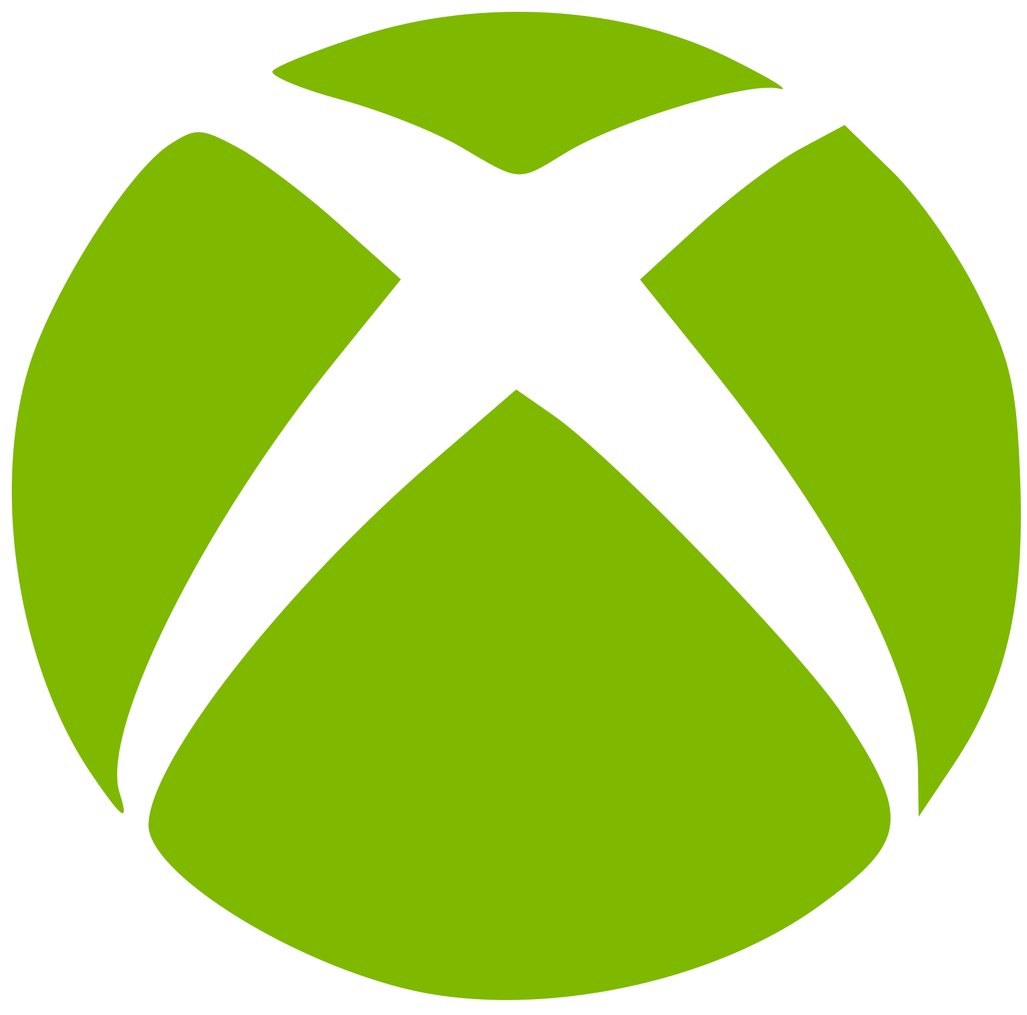 Xbox logo PNG transparent image download, size: 2000x1977px