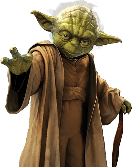 Yoda PNG transparent image download, size: 442x561px