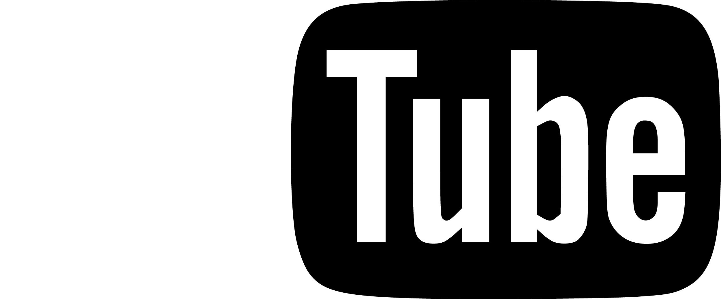 youtube logo white background