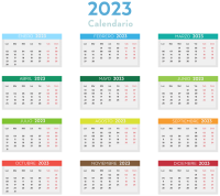 Календарь 2023 PNG
