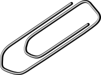 Paper clip PNG picture