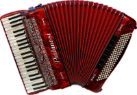 red accordion PNG