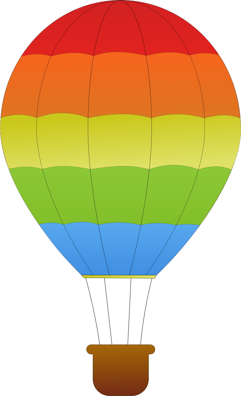 Globo aerostático PNG