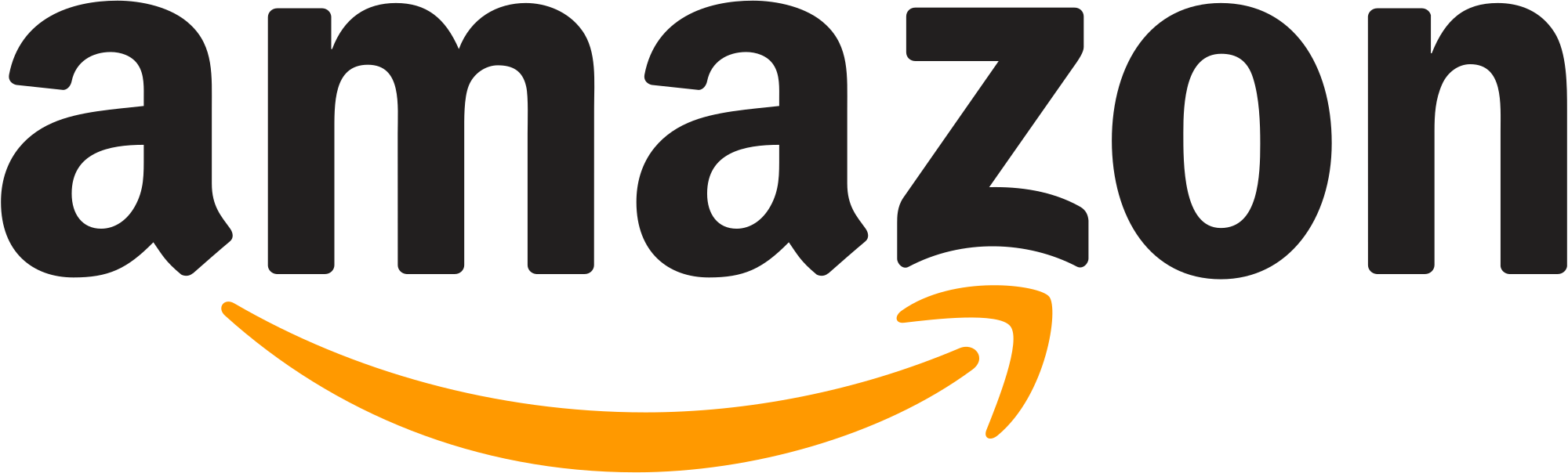 Amazon Logo PNG Transparent Image Download Size 2000x604px