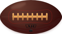 American football ball PNG