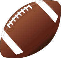 American football ball PNG