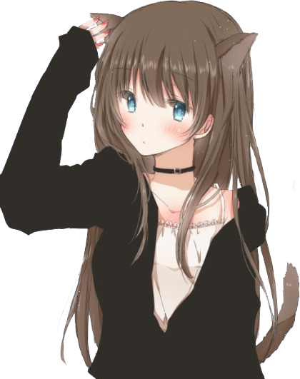 Anime girl PNG transparent image download, size: 480x487px, meme