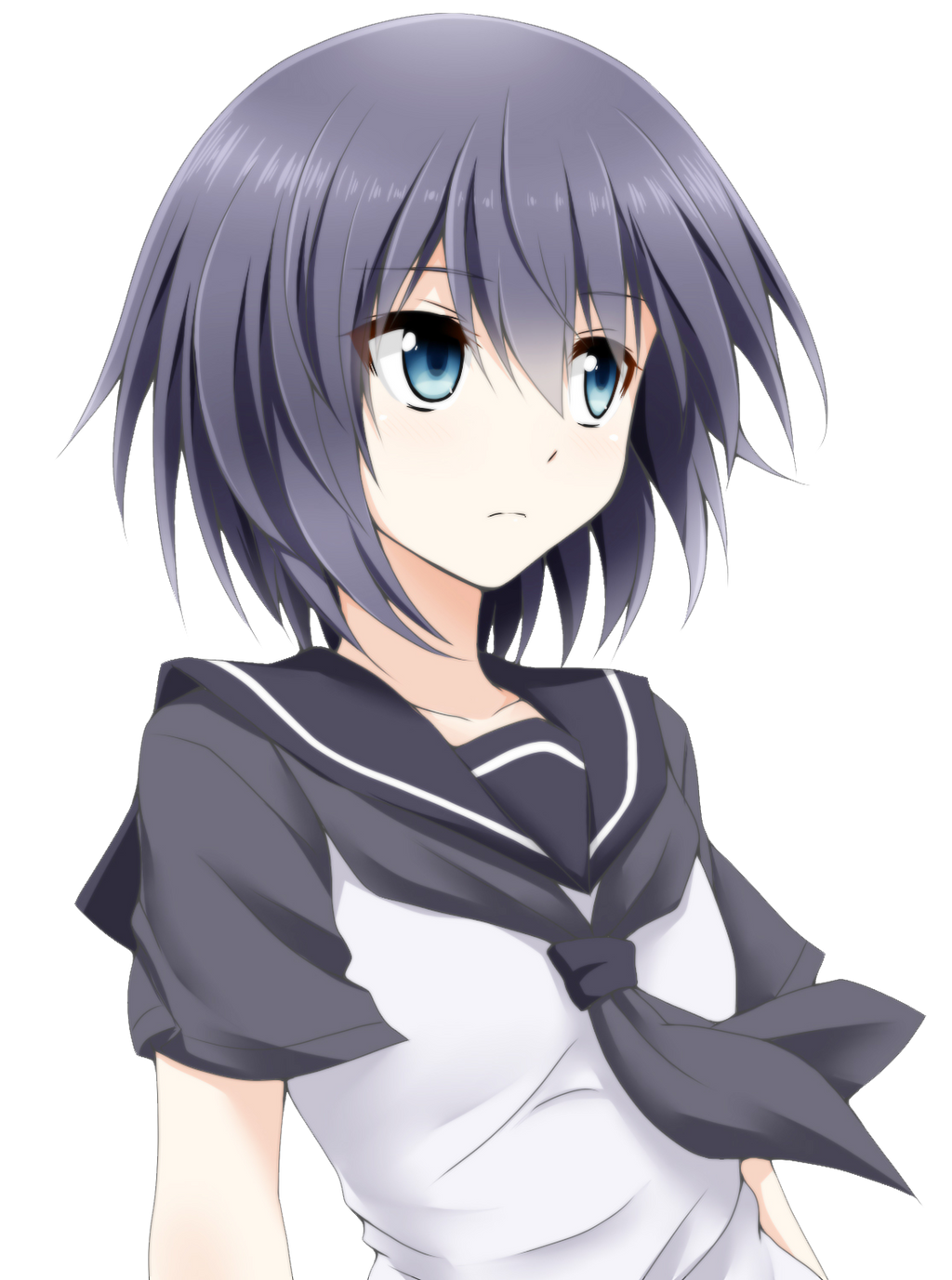 Anime girl PNG transparent image download, size: 480x487px