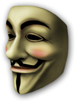 Máscara anónima PNG