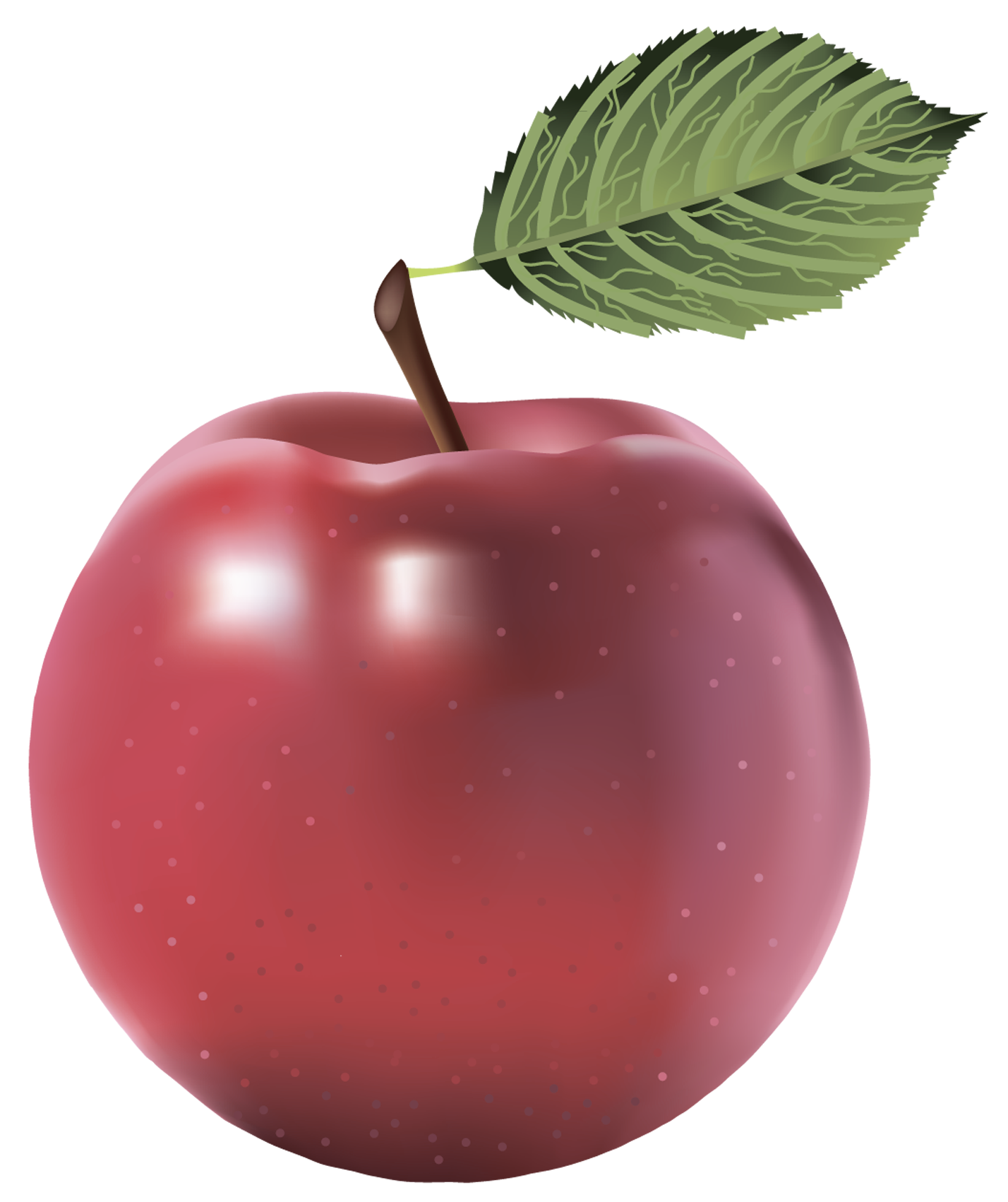 Tasty red apple PNG