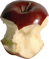 Надкушенное яблоко PNG