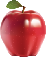 Красное яблоко PNG