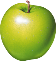 Green apple transparent  PNG