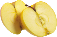 Cut apples PNG