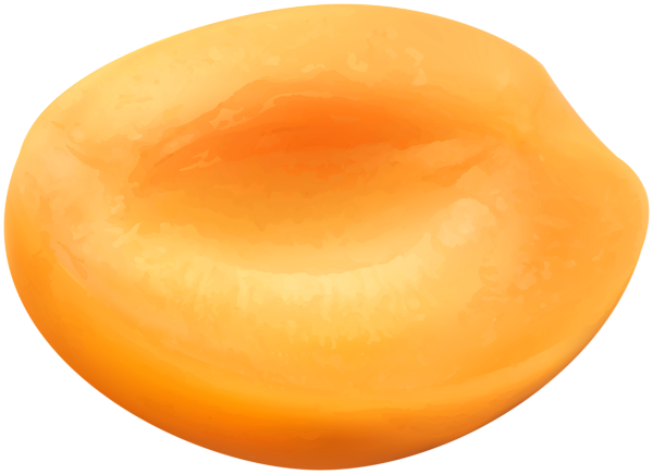 half apricot PNG image