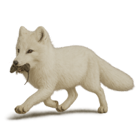 Arctic fox PNG