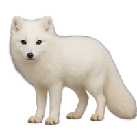 Arctic fox PNG
